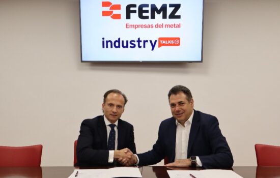 Pedro J. Carrillo, CEO de grupo Metalia y Benito Tesier, presidente de FEMZ.