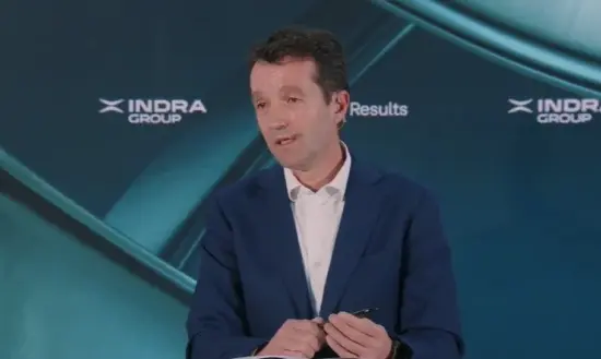 Ángel Escribano, presidente ejecutivo de Indra y copropietario de Escribano M&E. Firma: Industry Talks