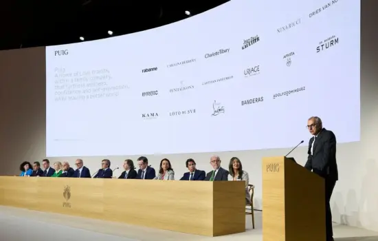 Marc Puig, presidente ejecutivo de Puig Brands, durante la Junta General de Accionistas de la compañía en 2025. Firma: Puig