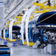 Interior de la megafábrica de SAIC Motor en Nindge (China). Firma: SAIC Motor