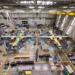 Línea de montaje final del avión C295 en la factoría de Airbus en San Pablo (Sevilla). Firma: Industry Talks