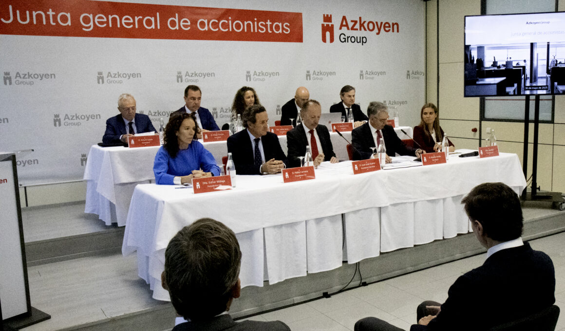 Última Junta General Ordinaria de Accionistas de Azkoyen celebrada celebrada el 9 de junio de 2026 en la sede social de la compañía, en Peralta (Navarra). Firma: Azkoyen