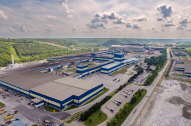 Fábrica de North American Stainless (NAS), del grupo Acerinox, ubicada en Kentucky (Estados Unidos). Firma: Acerinox