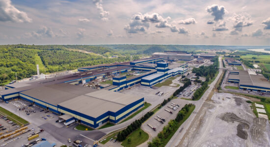 Fábrica de North American Stainless (NAS), del grupo Acerinox, ubicada en Kentucky (Estados Unidos). Firma: Acerinox