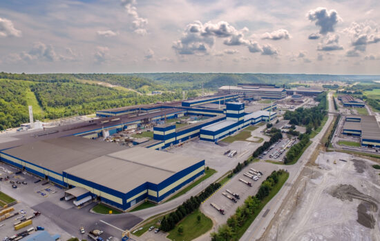 Fábrica de North American Stainless (NAS), del grupo Acerinox, ubicada en Kentucky (Estados Unidos). Firma: Acerinox