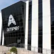 Sede de Amper en la Ciudad de la Imagen, Pozuelo de Alarcón (Madrid). Firma: Amper