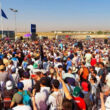 Concentración de la plantilla de Airbus a las puertas de la factoría de San Pablo (Sevilla). Firma: UGT