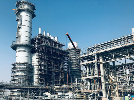 Planta de ciclo combinado de Hamriyah (Emiratos Árabes Unidos), uno de los proyectos de gas ejecutados por Técnicas Reunidas en Oriente Medio. Firma: Técnicas Reunidas
